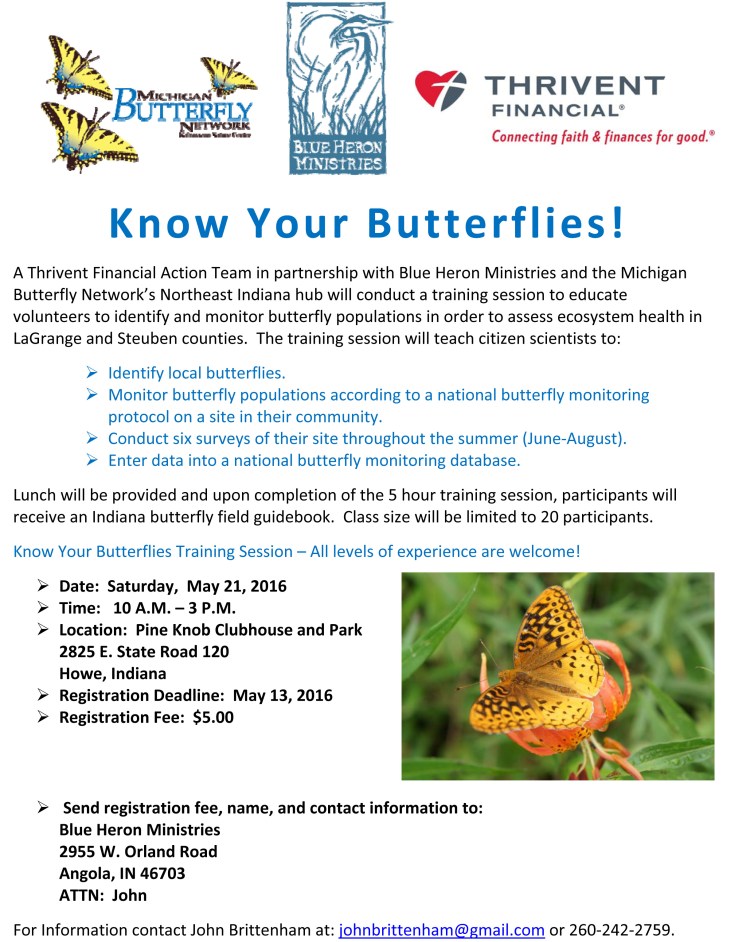 Butterfly Monitoring Flyer
