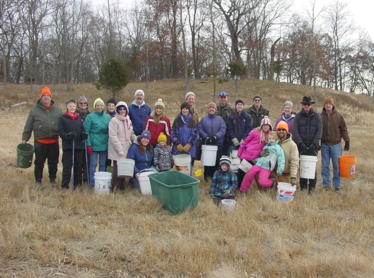 24 seed sowers at Clear lake Preserve 12.7.19 by Don Luepke